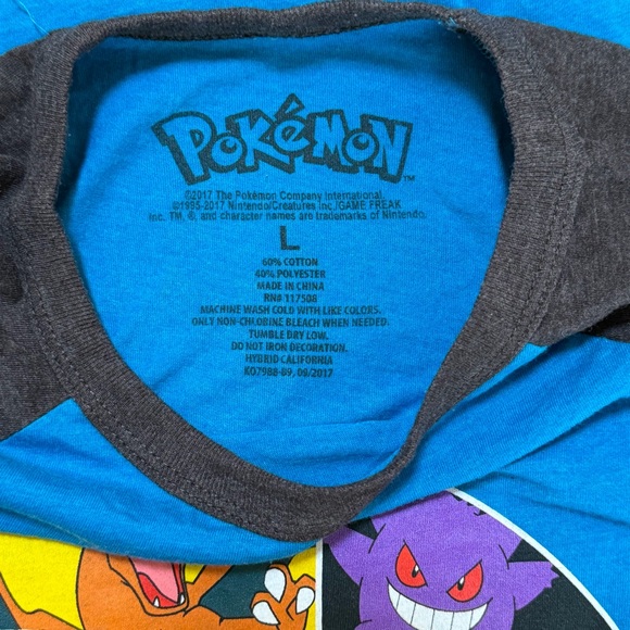 NWOT Lot of 3 Pokémon Long Sleeve Graphic T-Shirts - Picture 3 of 8